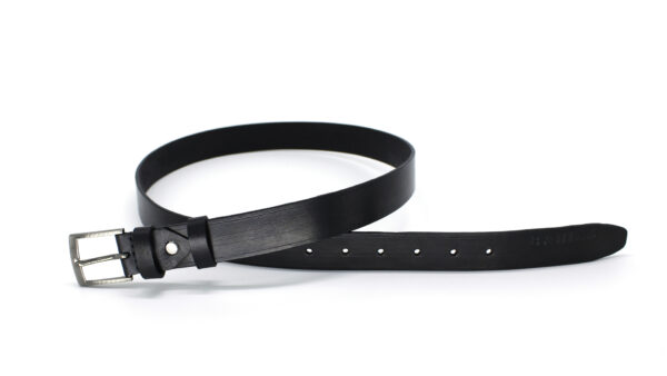 ADAM leather belt - Black - BANIZS