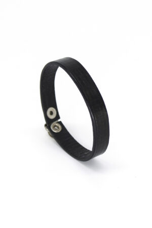 ALEX leather bracelet - Black - BANIZS
