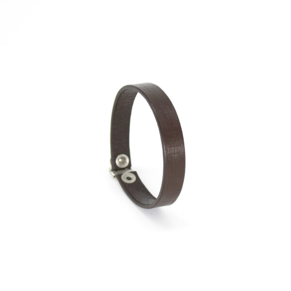 ALEX leather bracelet - Dark Brown - BANIZS