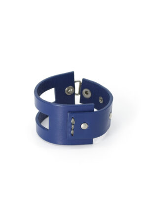 EMMA leather bracelet - Blue - BANIZS