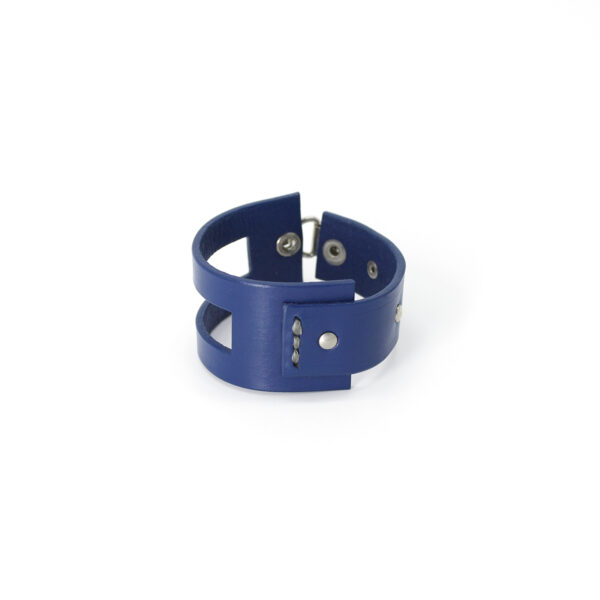 EMMA leather bracelet - Blue - BANIZS