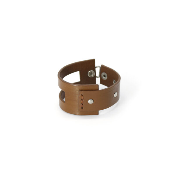 EMMA leather bracelet - Brown - BANIZS