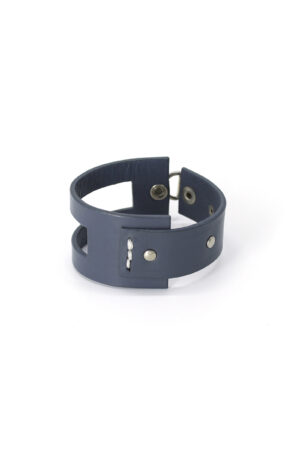 EMMA leather bracelet - Gray - BANIZS