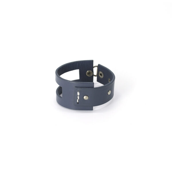 EMMA leather bracelet - Gray - BANIZS