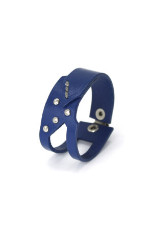GIULIANA leather bracelet - Blue - BANIZS