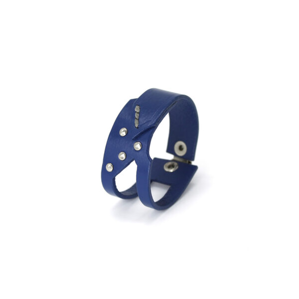 GIULIANA leather bracelet - Blue - BANIZS