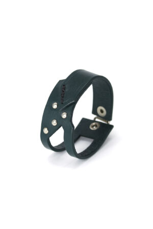 GIULIANA leather bracelet - Green - BANIZS