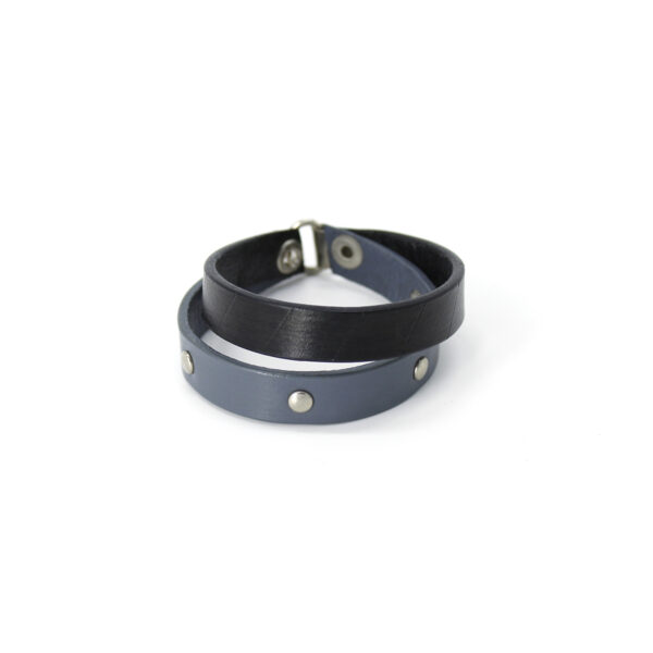 HELENA leather bracelet - Black - BANIZS