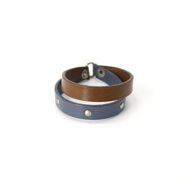 HELENA leather bracelet - Brown - BANIZS