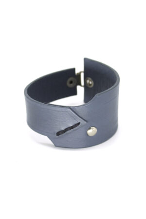 OLIVER leather bracelet - Gray - BANIZS