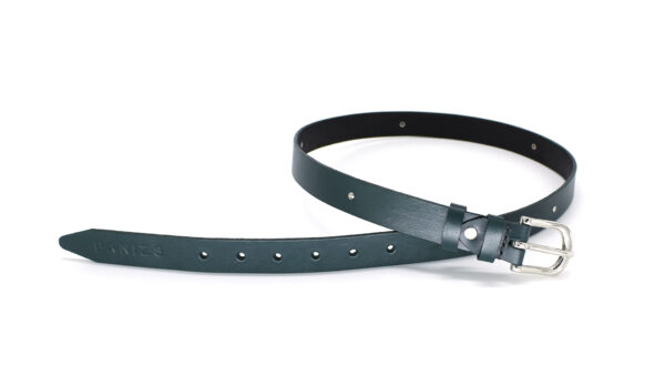 STEFANIE leather belt - Green - BANIZS