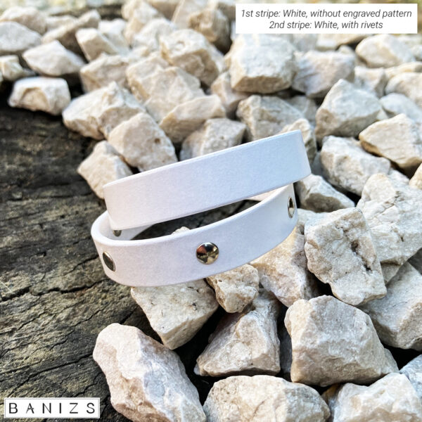 Double bracelet - White - BANIZS