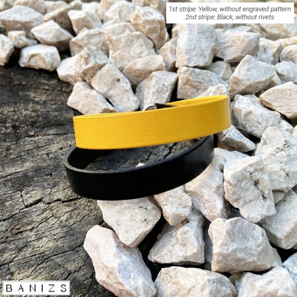 Double bracelet - Yellow & Black - BANIZS