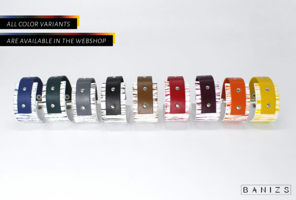 BANIZS Leather Goods - Rectangular leather bracelets